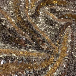 Glitz Sequins Drapery Panel in Gold 24K