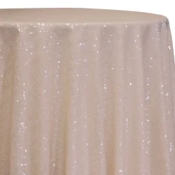 Glitz Sequins Table Linen in Blush Transparent