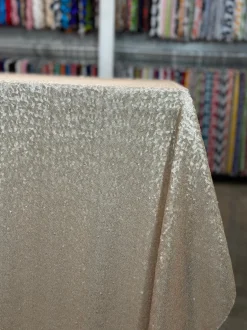 Glitz Sequins Table Linen in Blush Matte
