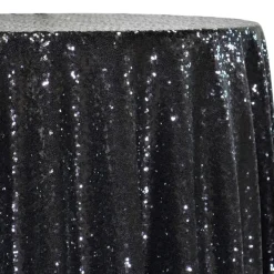 Glitz Sequins Table Linen in Black