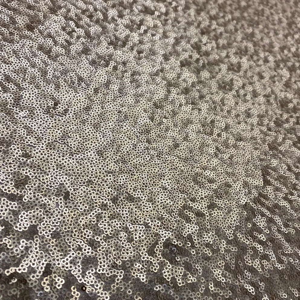 Glitz Sequins Table Linen in Champagne