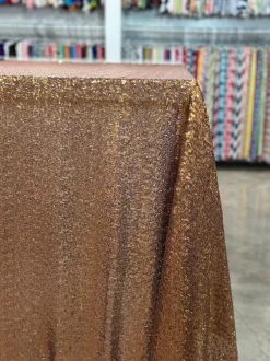 Glitz Sequins Table Linen in Copper