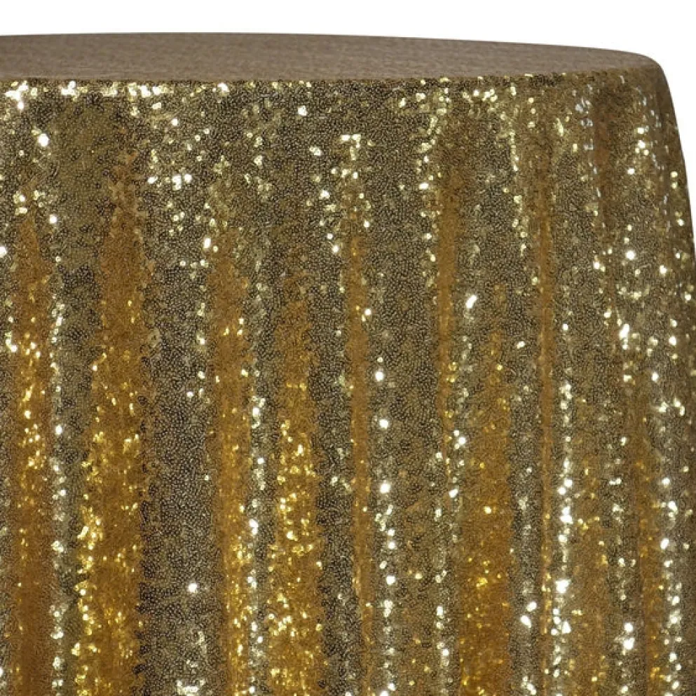 Glitz Sequins Table Linen in Gold 24K