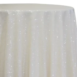 Glitz Sequins Table Linen in Ivory