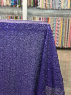 Glitz Sequins Table Linen in Purple
