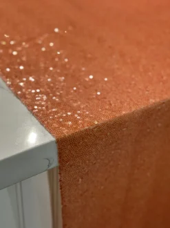 Glitz Sequins Table Linen in Peach