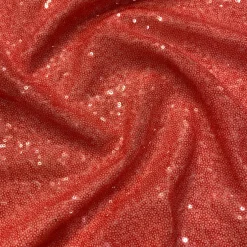 Glitz Sequins Table Runner in Coral