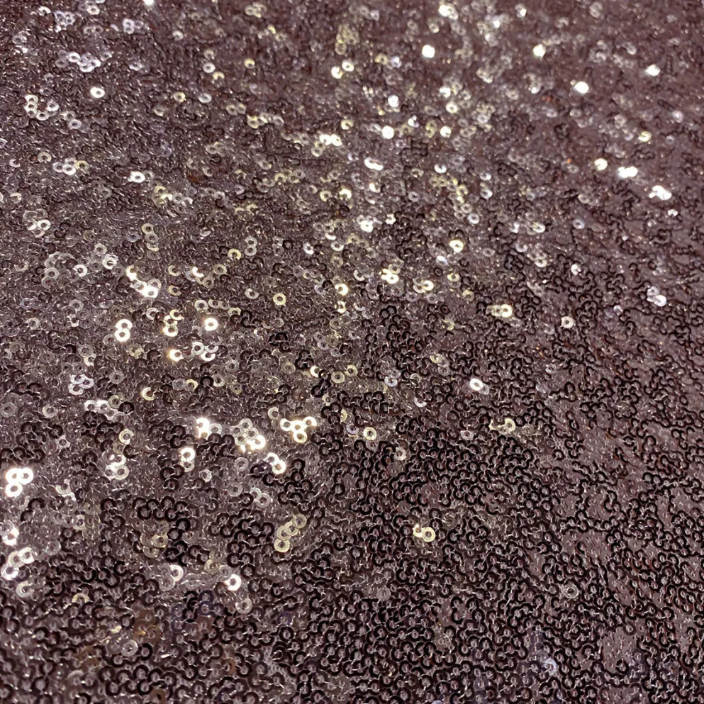Glitz Sequins (w/ Poly Lining) Table Napkin in Dusty Rose