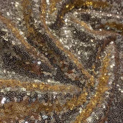 Glitz Sequins (w/ Poly Lining) Table Napkin in Gold 24K