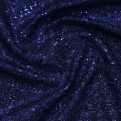 Glitz Sequins (w/ Poly Lining) Table Napkin in Navy