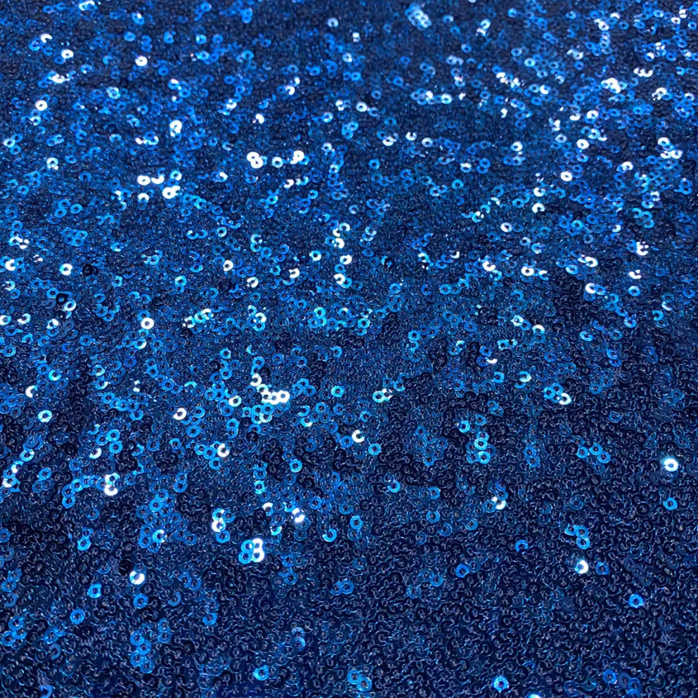 Glitz Sequins (w/ Poly Lining) Table Napkin in Royal