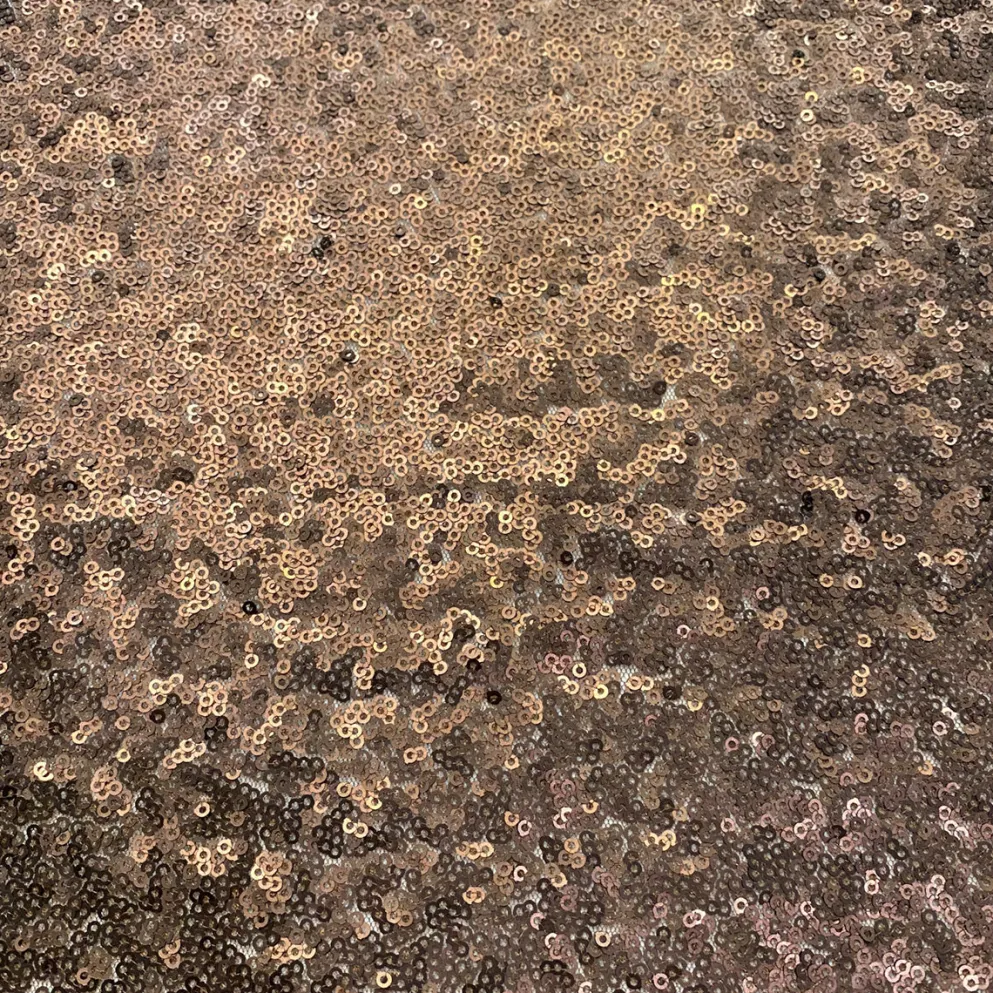 Glitz Sequins (w/ Poly Lining) Table Napkin in Cognac
