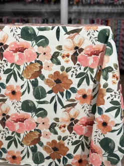 Gold Bloom (Poly Print) Table Linen