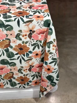 Gold Bloom (Poly Print) Table Linen