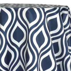 Groovy Print (Lamour) Table Linen in Navy