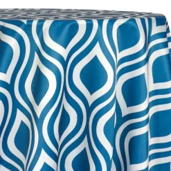 Groovy Print (Lamour) Table Linen in Teal