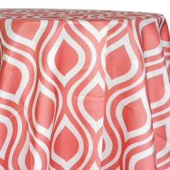 Groovy Print (Lamour) Table Linen in Coral