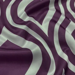 Groovy Print (Lamour) Table Napkin in Plum