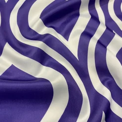Groovy Print (Lamour) Table Napkin in Purple