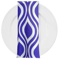 Groovy Print (Lamour) Table Napkin in Purple