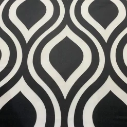 Groovy Print (Lamour) Table Runner in Black