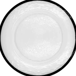 Halo - Glass Charger Plate in Black (Item # 0212)