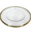 Halo - Glass Charger Plate in Champagne (Item # 0212)