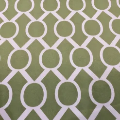 Halo Print (Lamour) Table Linen in Avocado