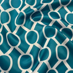 Halo Print (Lamour) Table Linen in Jade