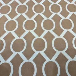 Halo Print (Lamour) Table Linen in Taupe