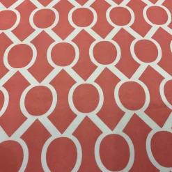 Halo Print (Lamour) Table Linen in Coral