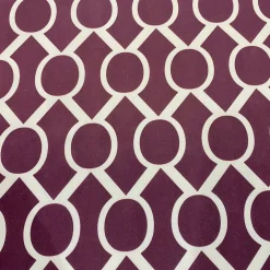 Halo Print (Lamour) Table Linen in Plum