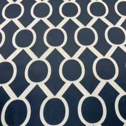Halo Print (Lamour) Table Linen in Navy