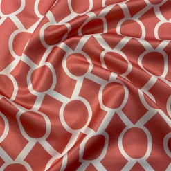 Halo Print (Lamour) Table Napkin in Coral