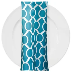 Halo Print (Lamour) Table Napkin in Jade