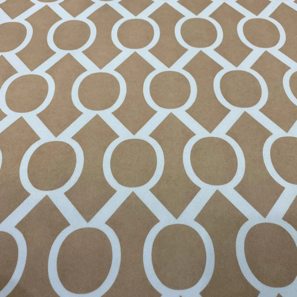 Halo Print (Lamour) Table Runner in Khaki