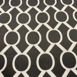 Halo Print (Lamour) Table Runner in Black and White