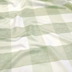 Hampton Checker (Poly Print) Table Runner in Sage