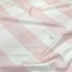 Hampton Checker (Poly Print) Table Napkin in Dusty Rose