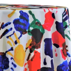 Happy Hands (Poly Print) Table Linen
