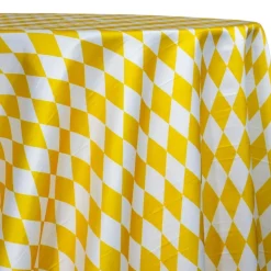Harlequin Print (Lamour) Table Linen in Yellow