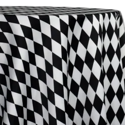 Harlequin Print (Lamour) Table Linen in Black