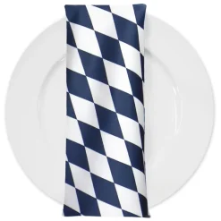Harlequin Print (Lamour) Table Napkin in Navy
