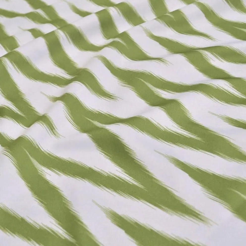 Horizon (Poly Print) Table Linen in Avocado