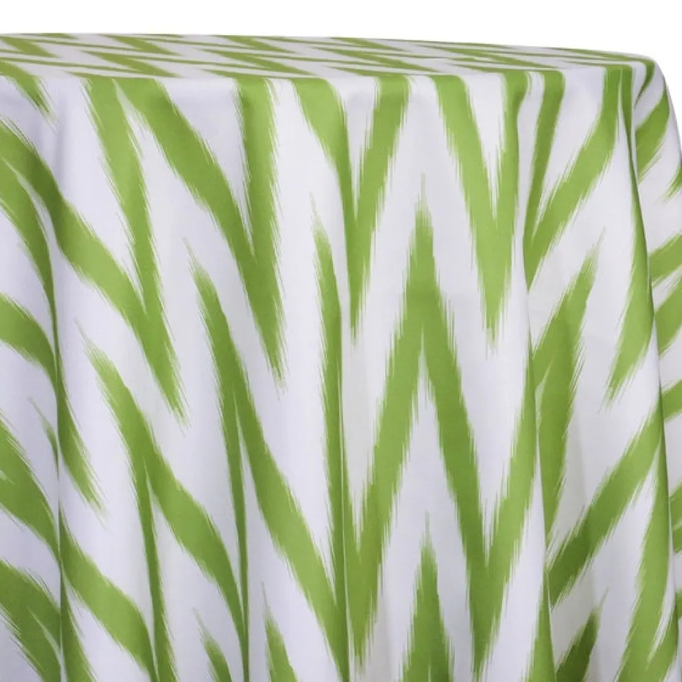 Horizon (Poly Print) Table Linen in Avocado