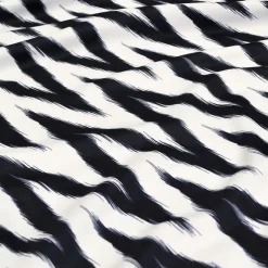 Horizon (Poly Print) Table Linen in Black