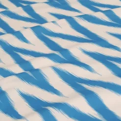 Horizon (Poly Print) Table Linen in Turquoise