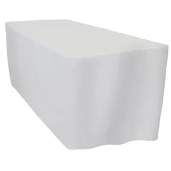 Imitation Burlap (100% Poly) Banquet Fitted Tablecloths - Hospitality Line