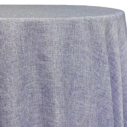 Imitation Burlap Table Linen in Lavender