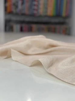 Imitation Burlap Table Linen in Sand